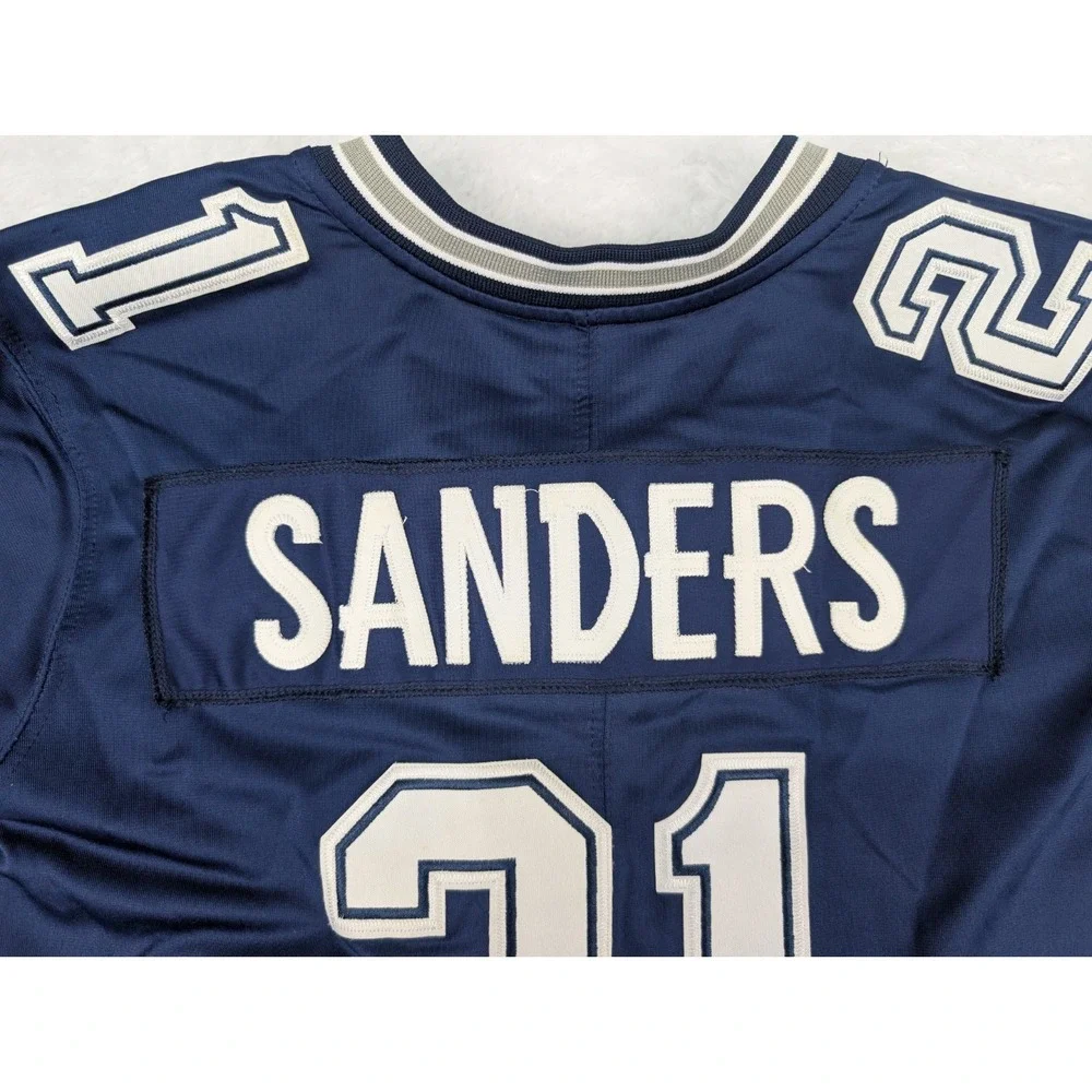 Nike On-Field Deion Sanders Jersey YOUTH Large 14/16 Dallas Cowboys Prime Time